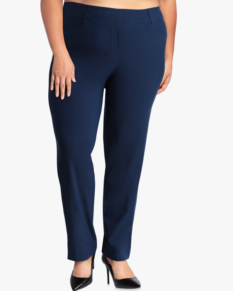 Front of plus size Coventry Straight-Leg Work Trouser by Prescott New York | Dia&Co | dia_product_style_image_id:116608